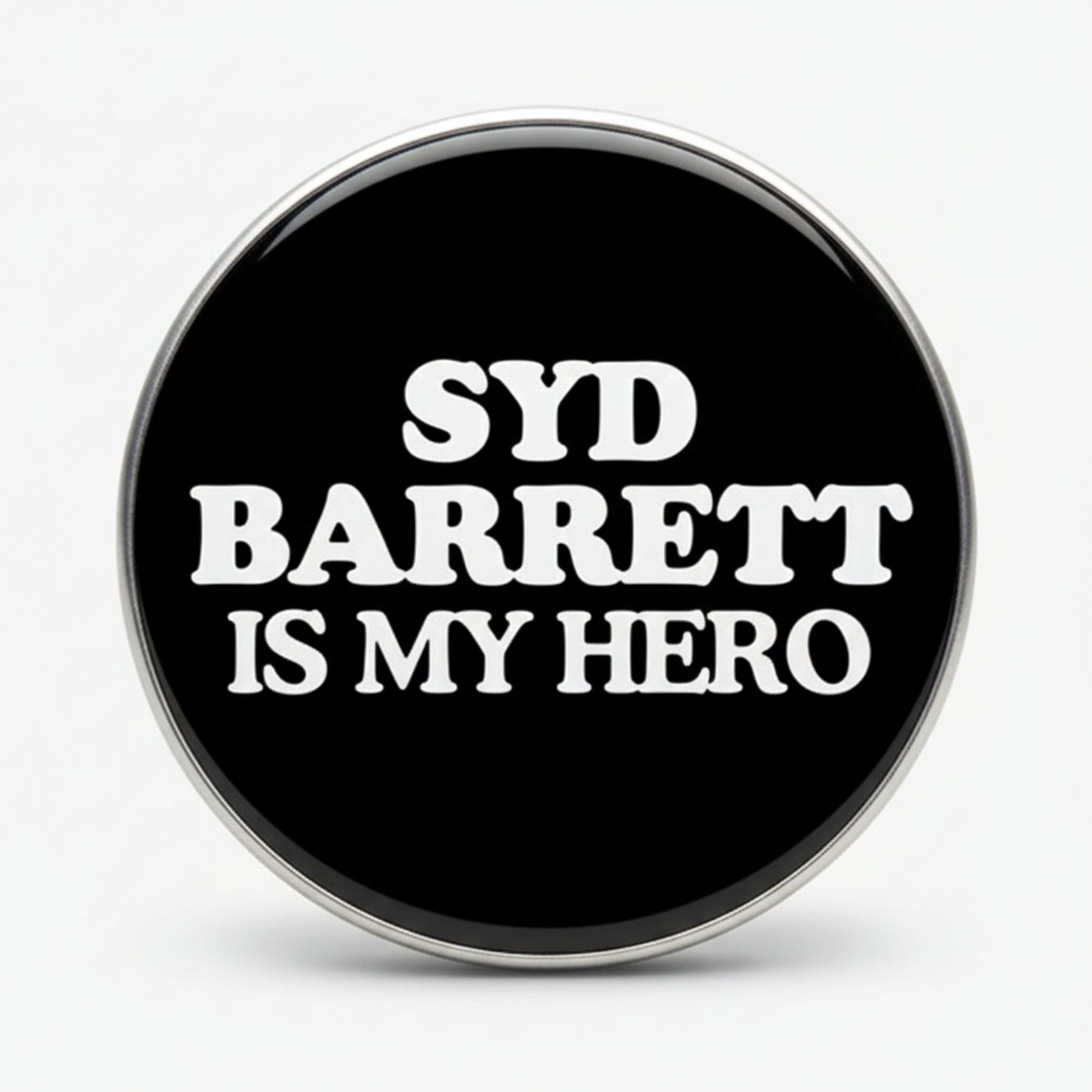 1 Pink Floyd Syd Barrett Is My Hero Button Pin Default Title