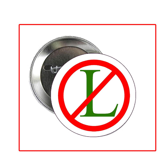 10 Pcs No L Noel Pinback Badge 1.25" Funny Christmas "No L"