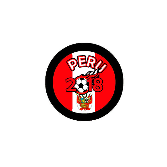 Peru Football Soccer 2.25-inch Pinback 2018 Default Title