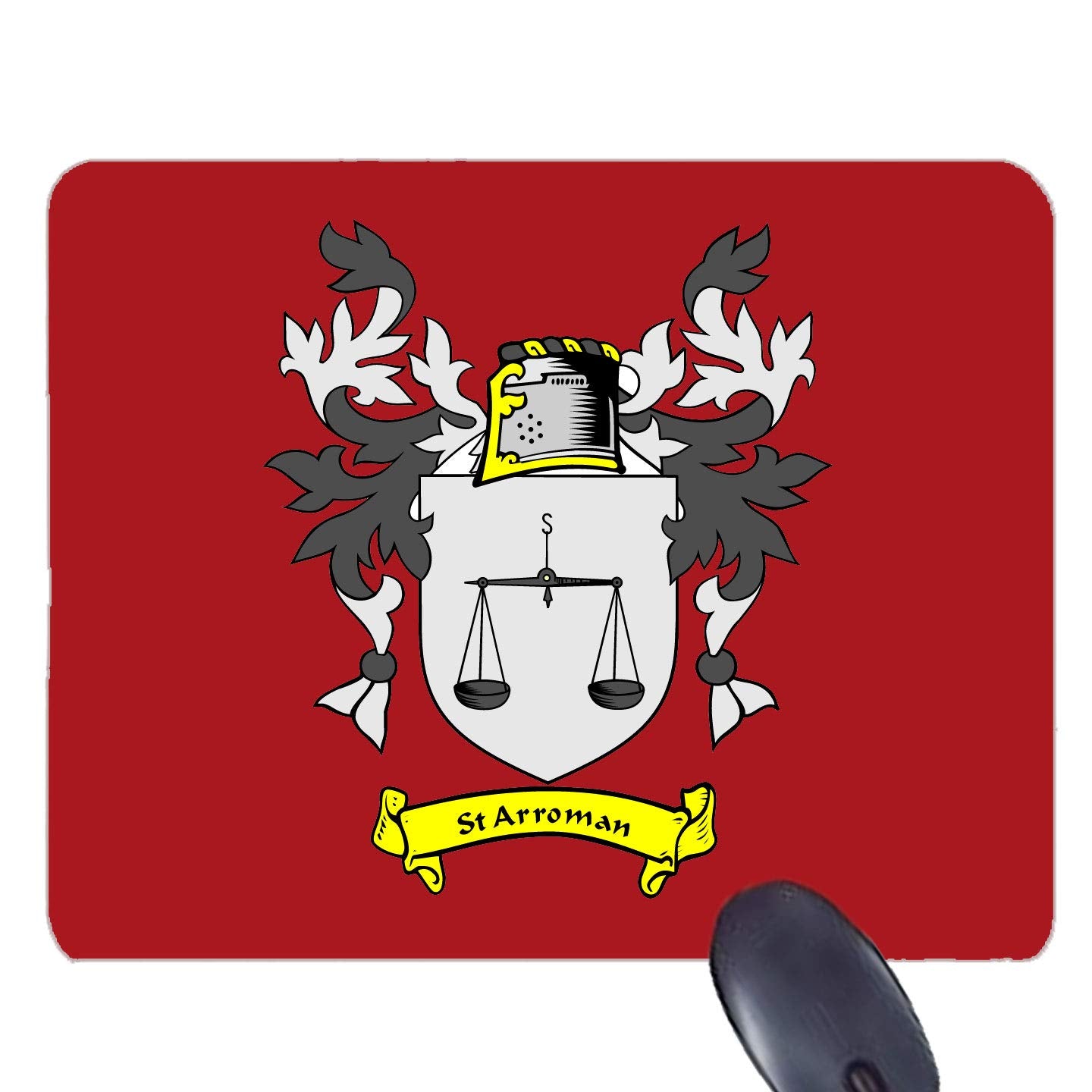 St Arroman Family Crest Coat of Arms Mousepad Default Title