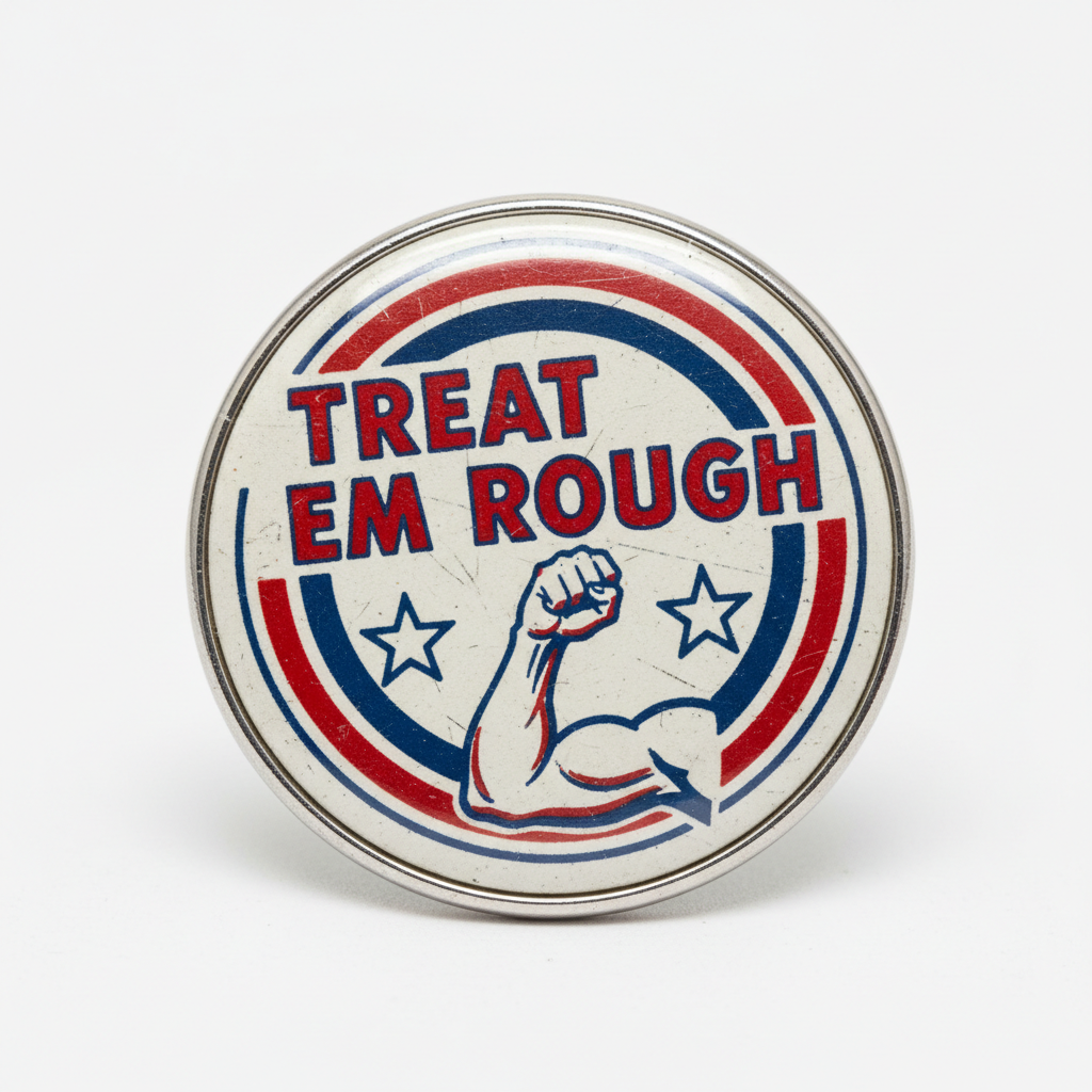 1940-1950's Treat Em Rough 2.25-inch