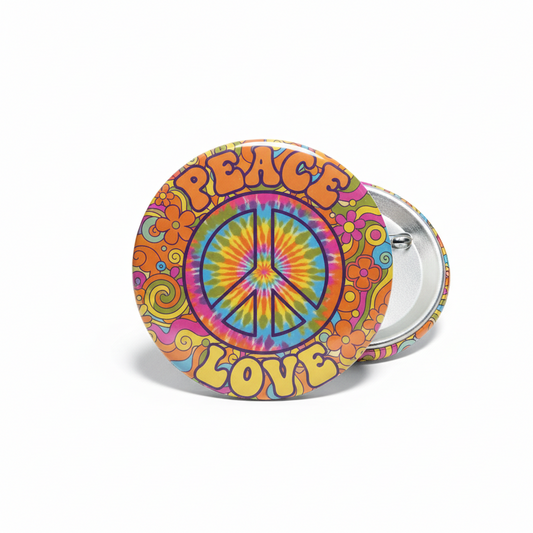 1960's Peace Pinback 2.25-inch