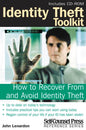 Identity Theft Toolkit guide cover with CD-ROM and recovery tips wording