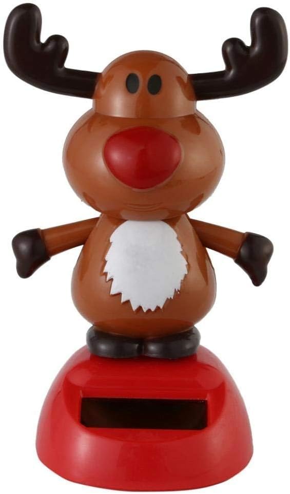 Christmas Reindeer Never Ending Dancing Solar Toy Plus Another Solar Toy Surprise