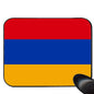 Armenia flag mousepad, rounded rectangle with red, blue and orange stripes