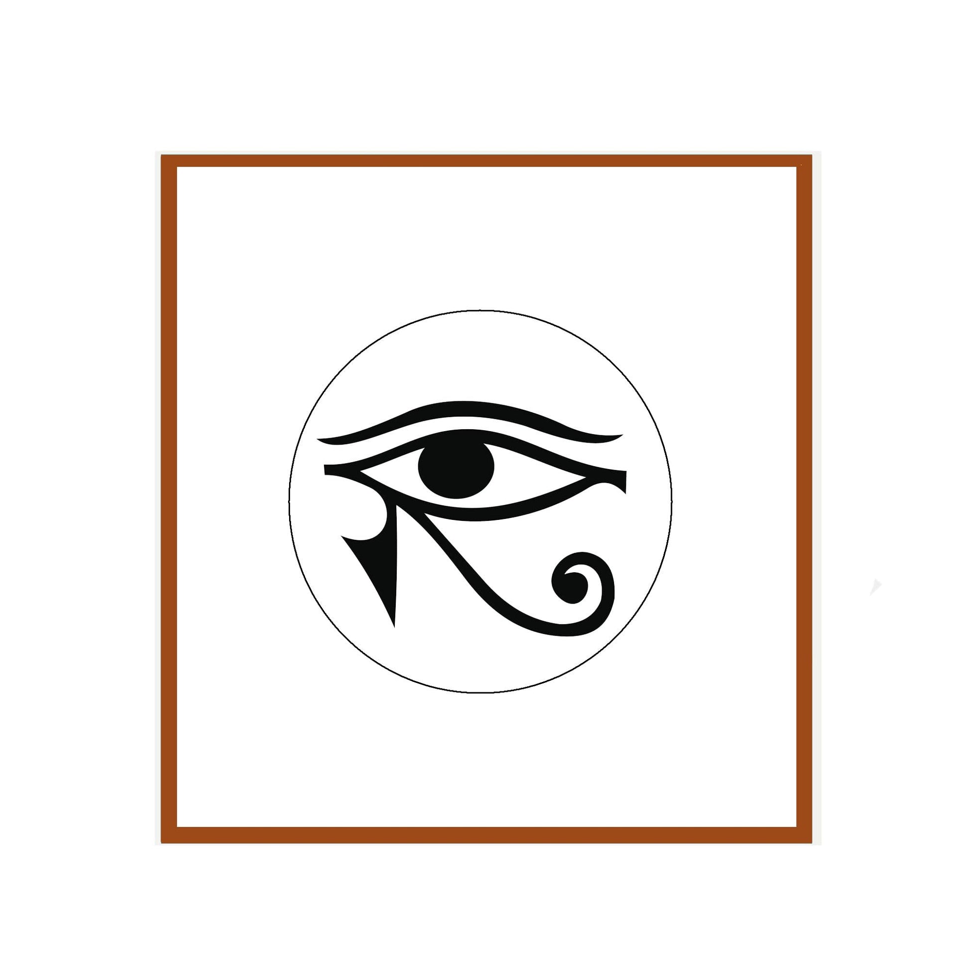 Eye of Horus Symbol Badge Reels Cute Felt Retractable Badge Reels 1.45-inch