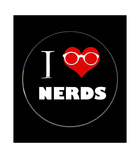 I Love Nerds Pinback 1.25-inch Default Title