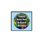 Round pinback button with colorful nature scene and white text reading “My Kind Of Streaming”