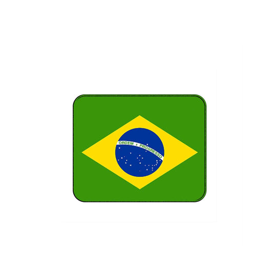Brazil Country Flag Mousepad for Computers Default Title