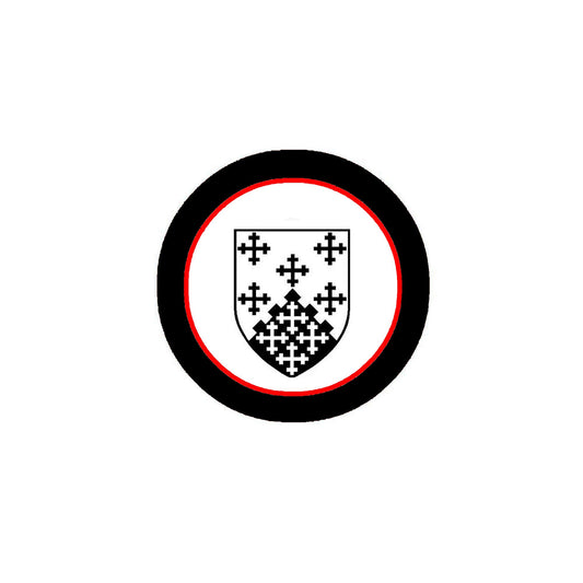 Teague 3-inch Coat of Arms Fridge Round Magnet Default Title