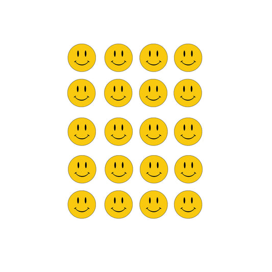 25 Pcs Smile Smiley Faces 1.25" Pinback for Jackets, Backpacks, etc. Badge smiling cute