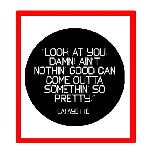 Look at You Damn1.25-inch Pinback Button, backpacks Default Title