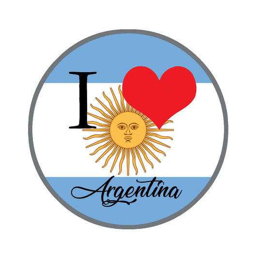 I Love Argentina 1.25-inch Pinback Button Default Title