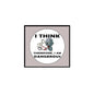 2.25-inch pinback button with circular alien graphic and text “I am dangerous”
