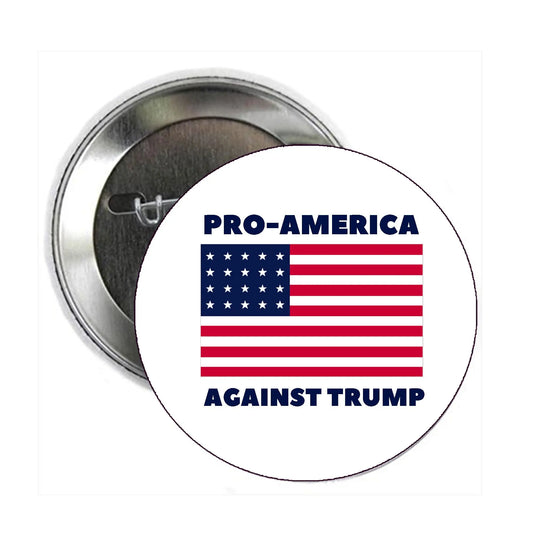 Pro-America Anti-Trump Pinback 2.25-inch Default Title