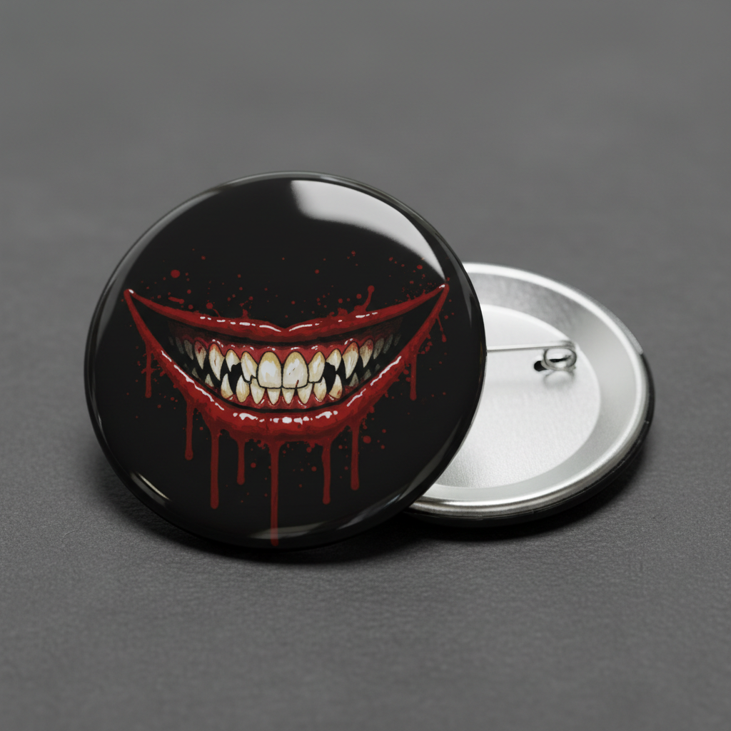 2.25-inch Bloody Smile Pinback