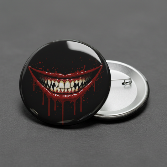 2.25-inch Bloody Smile Pinback