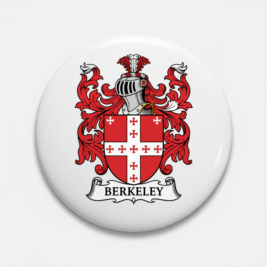 Berkeley Family Crest Coat Arms Magnet 3-inch Default Title