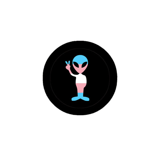 Transgender People Exist 2.25" Pinback for Jackets, Backpacks, etc. Badge