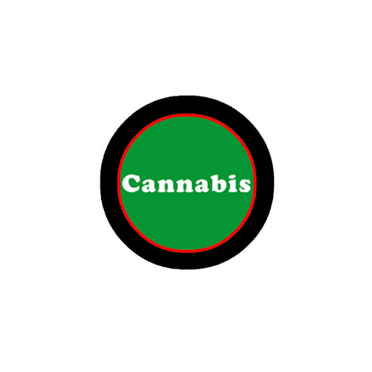 Cannabis Pinback Badge 1.25-inch Default Title