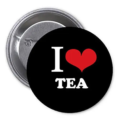 I Love Tea Pinback 2.25-inch Default Title