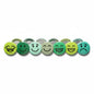 24 Pcs Emoticon Smile Green Pinback 1.25-inch - My Pinbacks