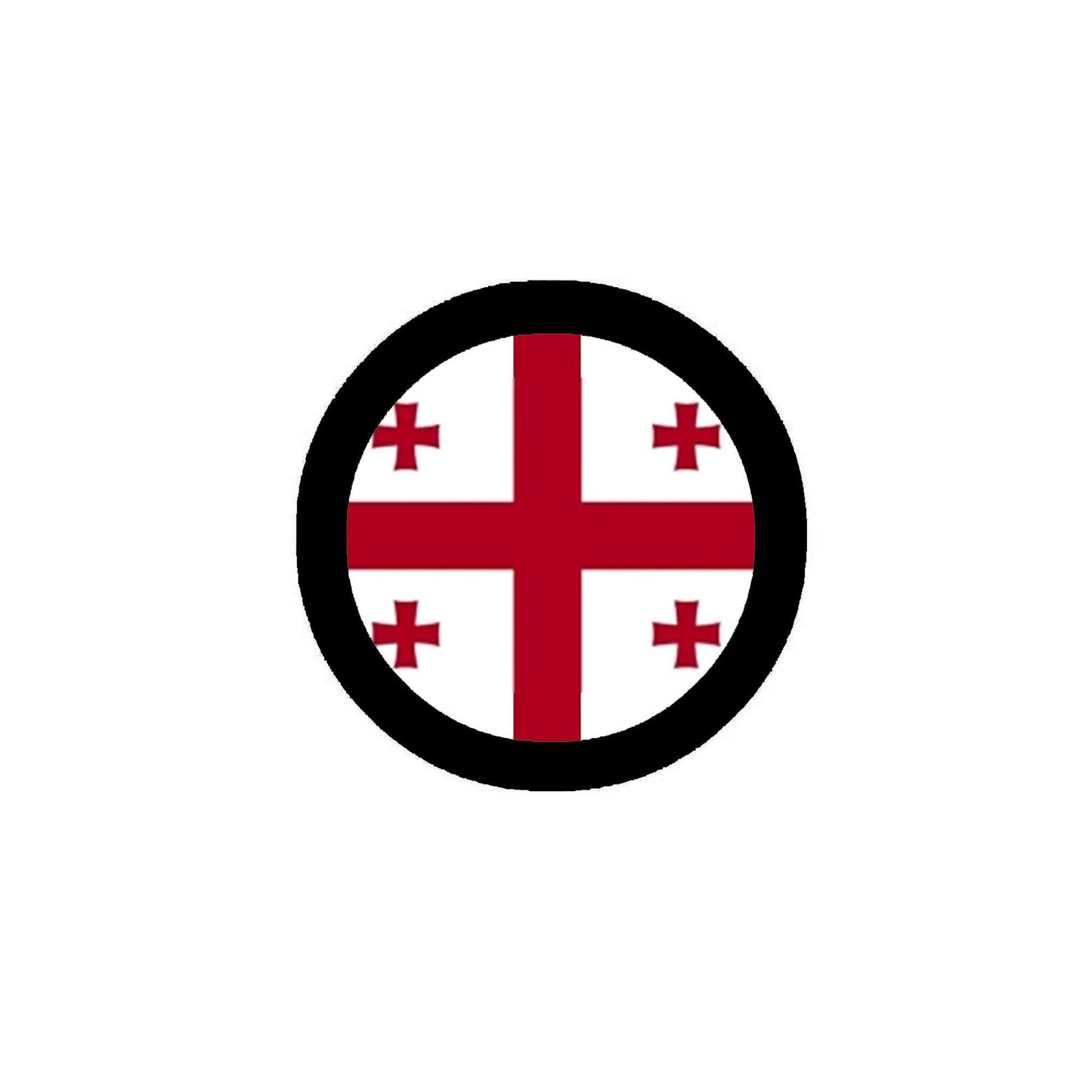 10 Pcs Set Georgia National Country Flag Pinback Button Pin Badge Default Title