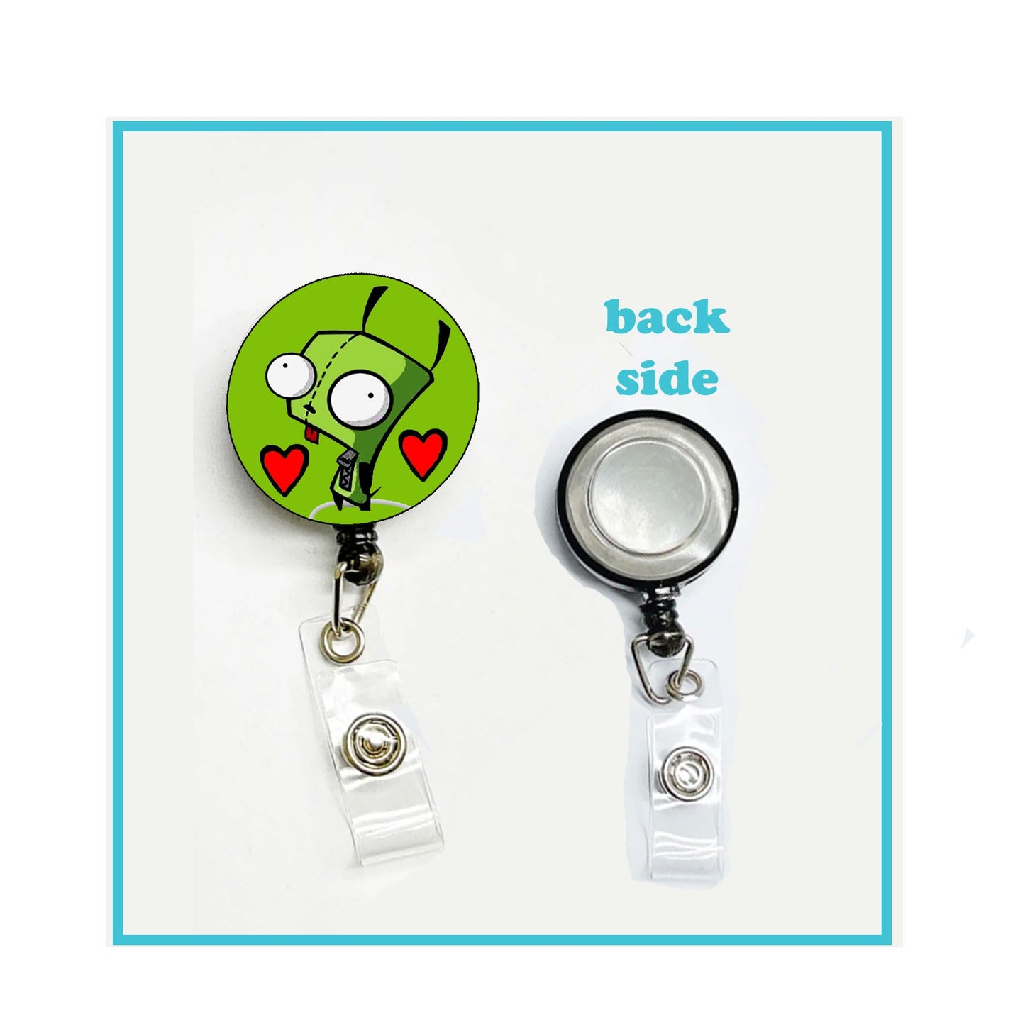 Love Gir Badge Reels Cute Felt Retractable Badge Reels 1.45-inch Default Title