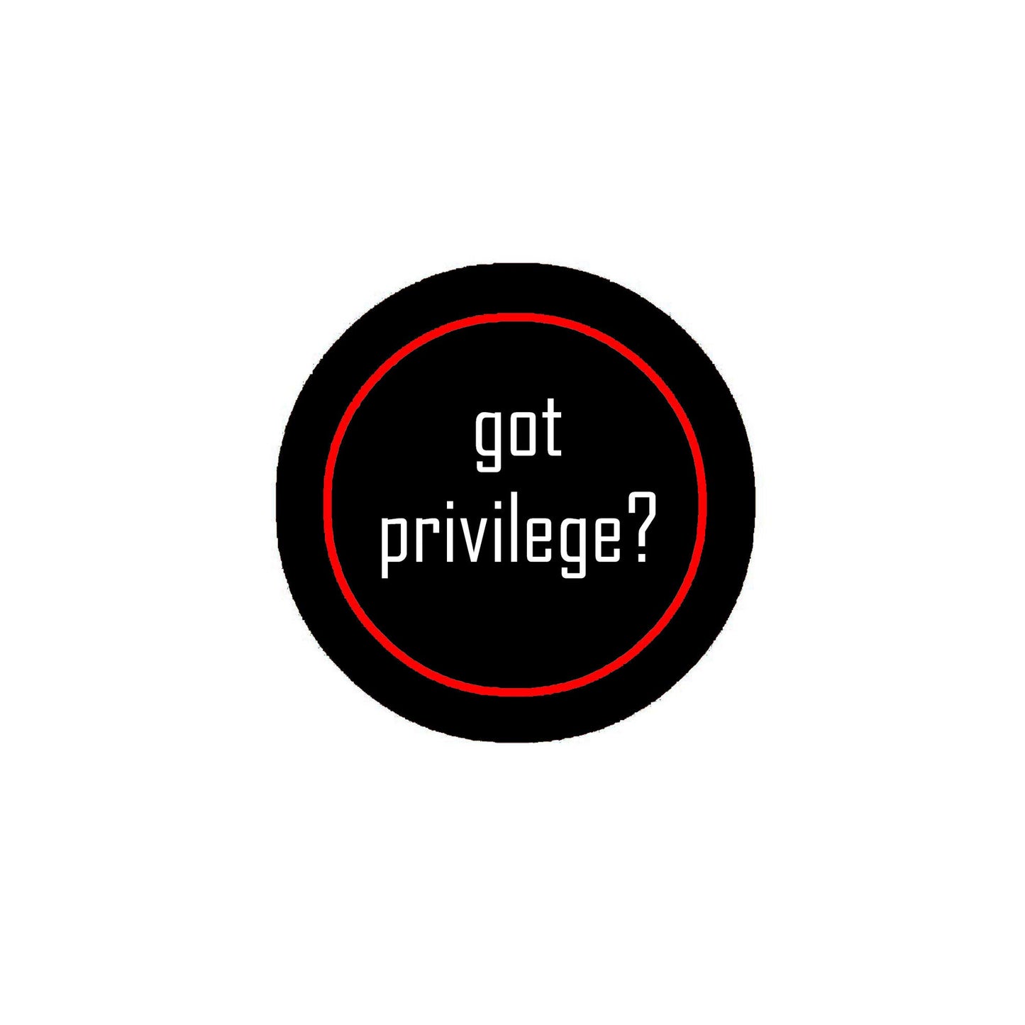 Got Privilege? 1.25" Pinback Button Pin Funny Motivational