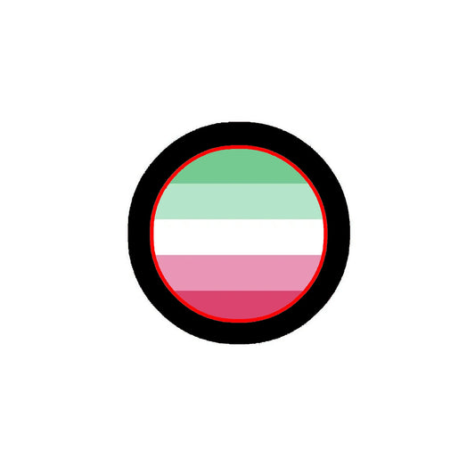Abrosexual Pride Flag 2.25" Pinback or Jackets, Backpacks, etc.