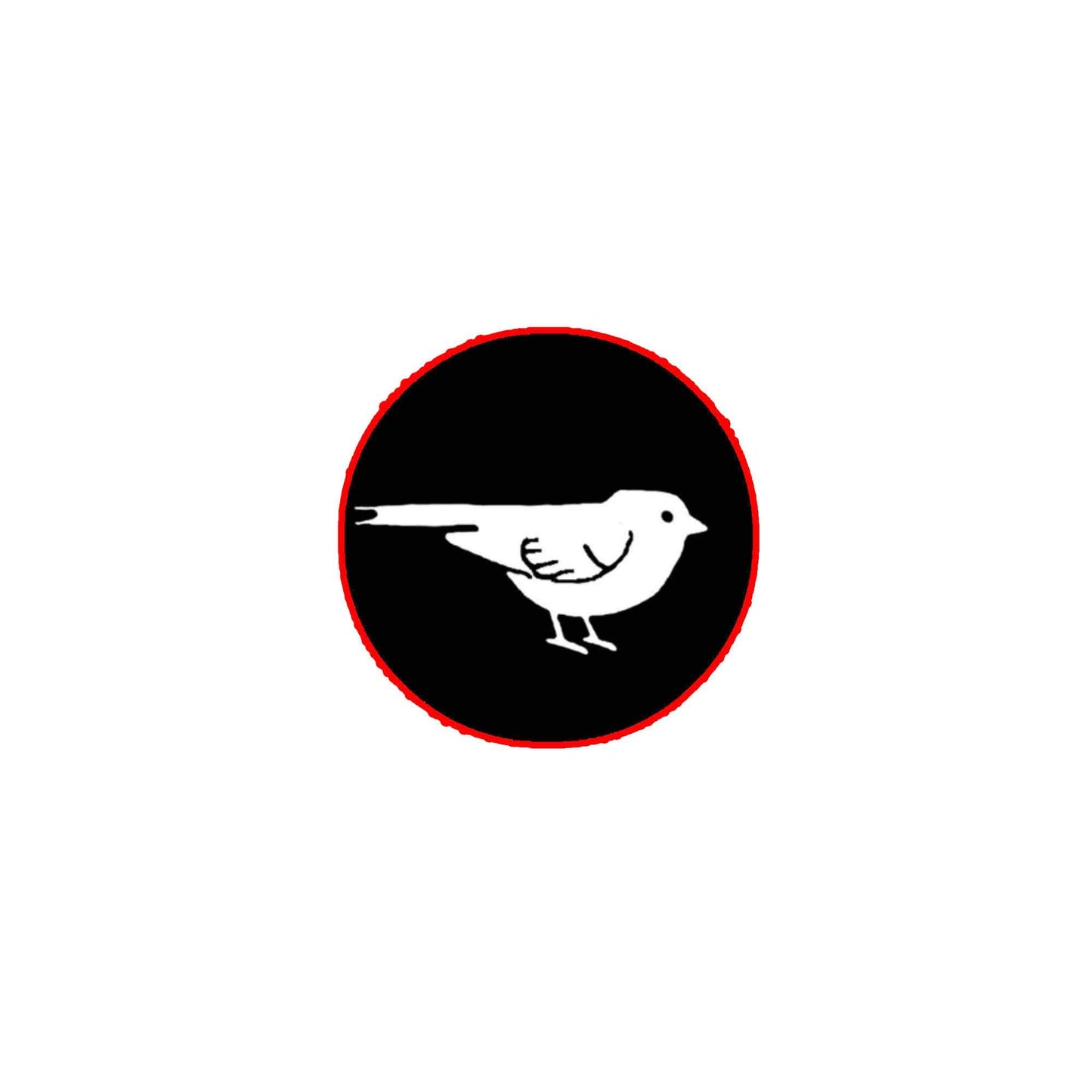 Black Bird 1.25" Pinback for Jackets, Backpacks, etc.