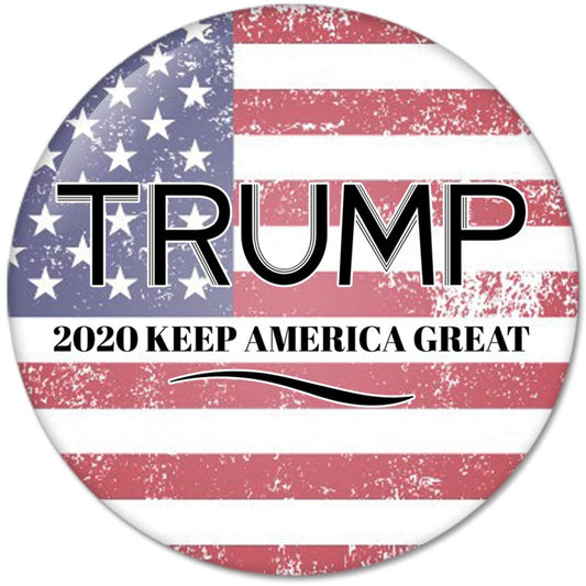 Trump 2020 Keep America Great No.4 Pinback Button Badges (58mm), NEW