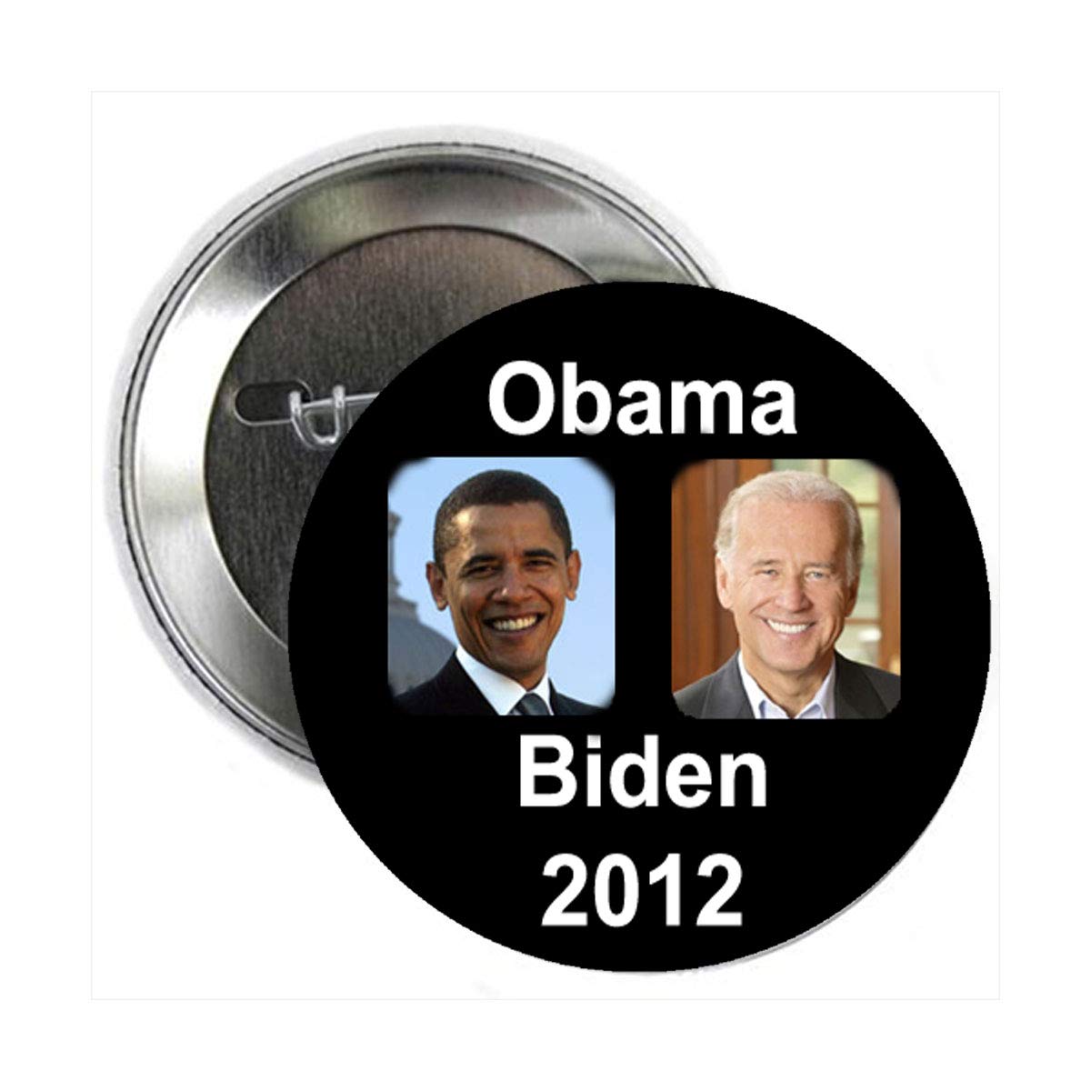 1.25" Obama Biden 2012 Pinback for Jackets, Backpacks, etc.