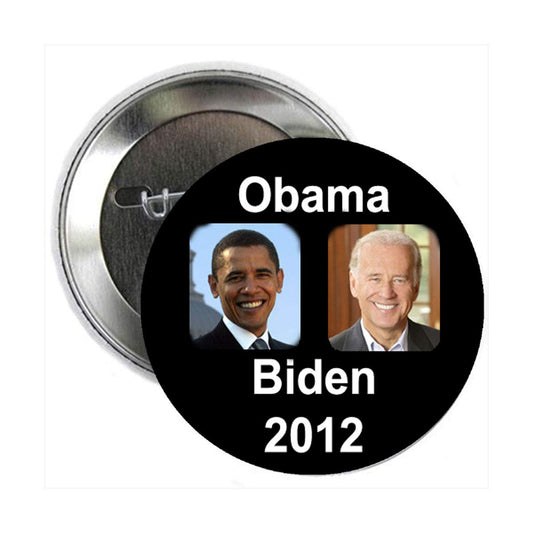 1.25" Obama Biden 2012 Pinback for Jackets, Backpacks, etc.