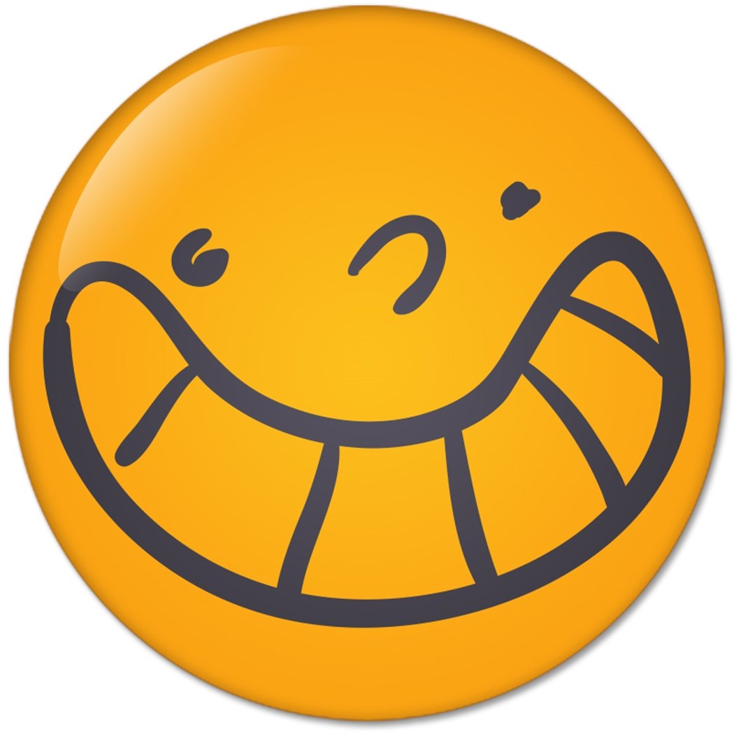 Smiley Emotions 5 Pinback Buttons 2.25 Inch (58mm) Default Title