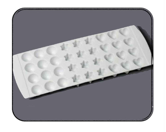 1 Pc. Ice Cube Tray Heart, Star, Circle shapes party essential