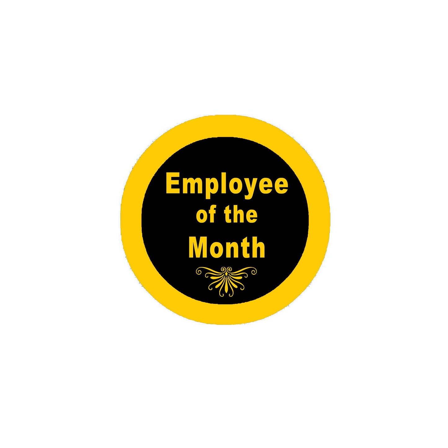 Employee of the Month 2.25" Pinback for Jackets, Backpacks, etc. Badge