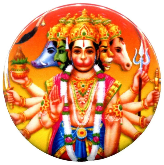 Hanuman Hindu Hinduism Trance Pinback 2.25-inch Default Title