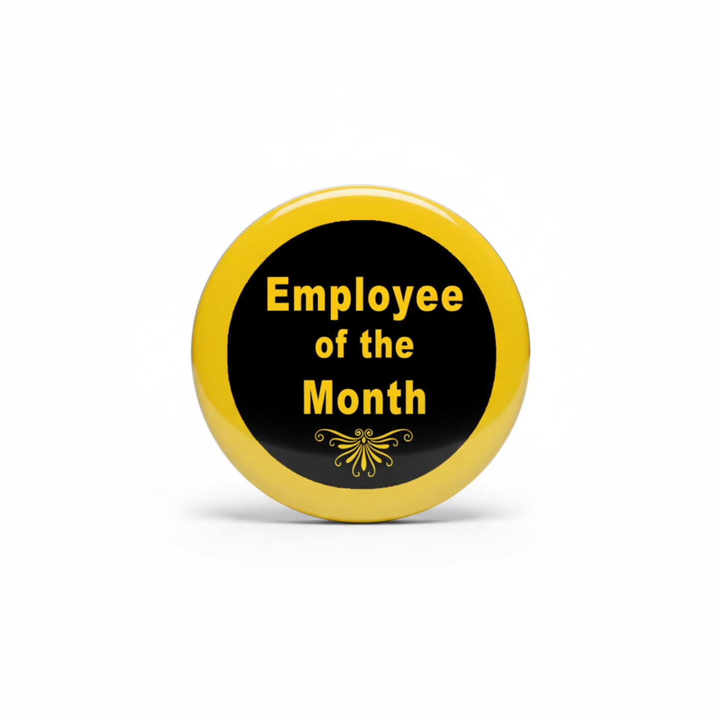 Employee of the Month (add date) Pinback 2.25-inch 1 Pc