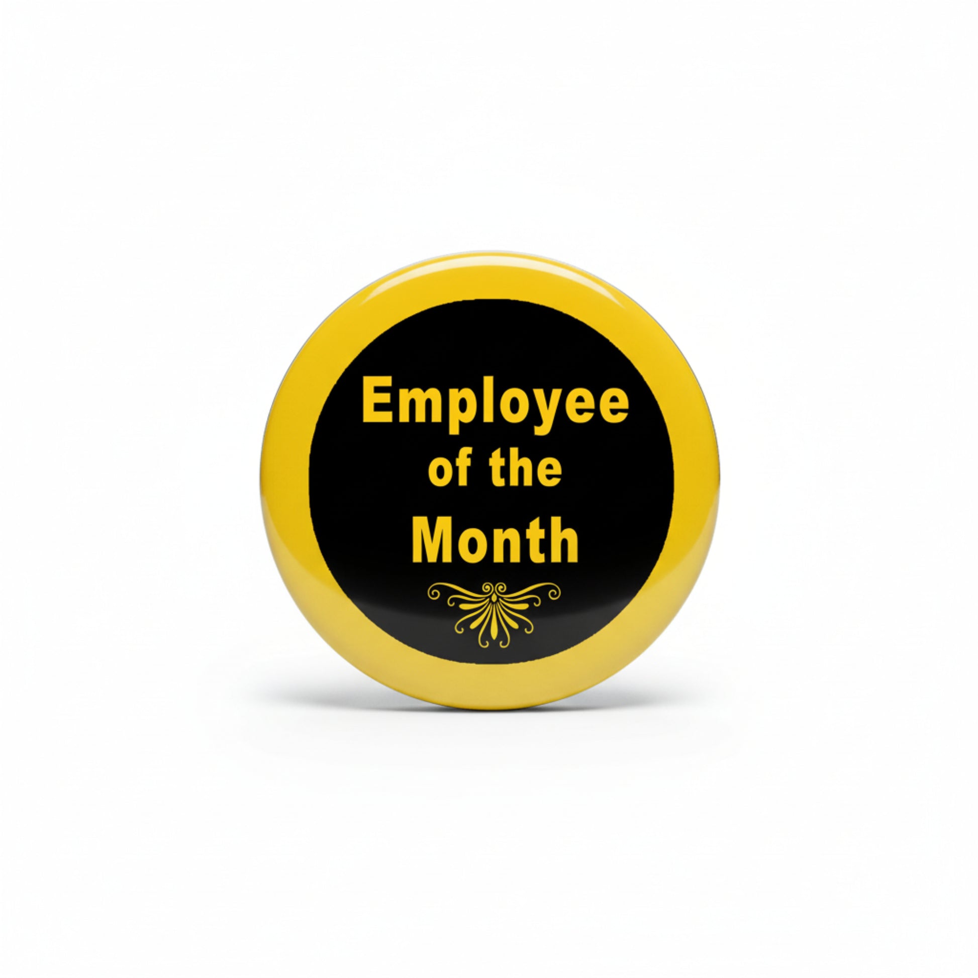 Employee of the Month (add date) Pinback 2.25-inch 1 Pc