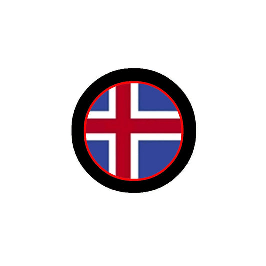 ICELAND Flag 1.25-inch Pinback Button Pin Country Nationality Pride Default Title