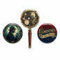 3 Pcs Sherlock Holmes Button Pinback 2.25-inch
