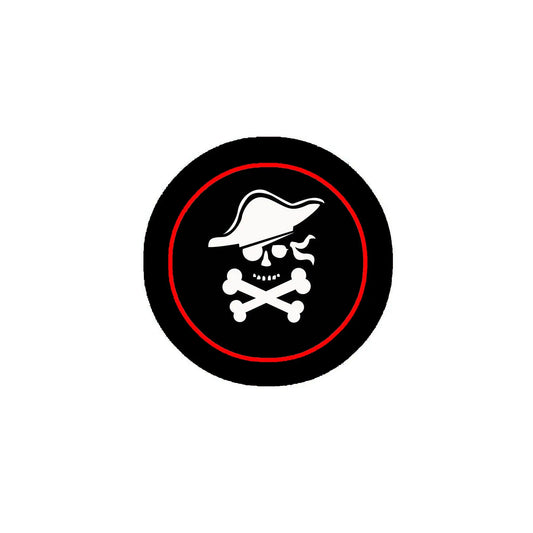 Pirate Lapel Pin Pinback 7 8 Default Title