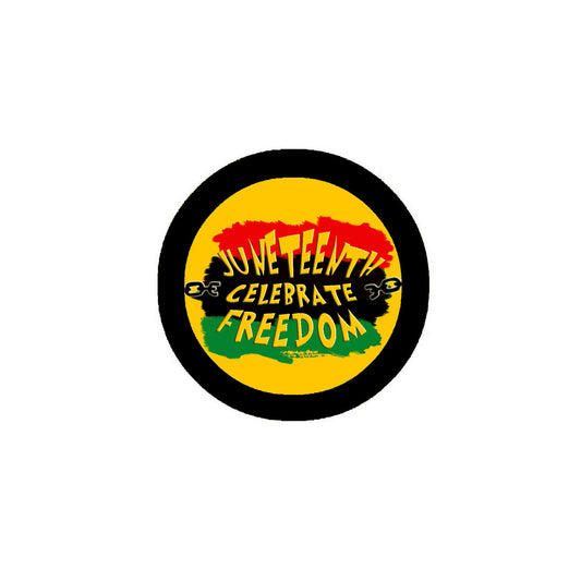 100 Pcs Juneteenth National Independence Day Pinback Button 2.25" Celebrate Freedom