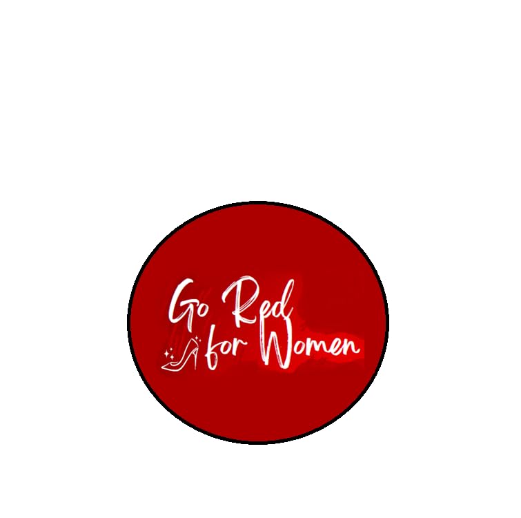 Go Red for Women Pinback Button Pin Pinback Brooch 2.25-inch Default Title