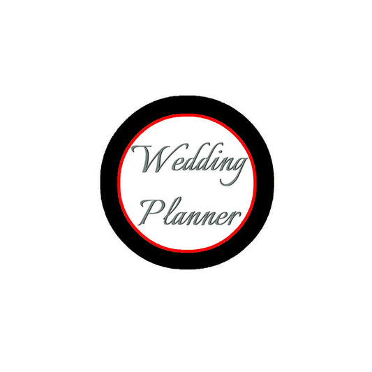 Wedding Planner Pinback Round Badge 2.25" for Jackets, Backpacks, etc.