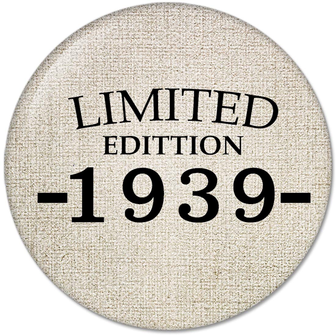 80th Birthday Made 1939 Pinback 2.25-inch Default Title