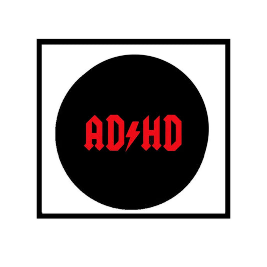 Attention Deficit Hyperactivity Disorder Pinback 2.25-inch Button Badge Pin Default Title
