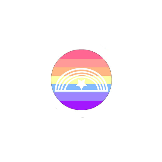 Xenogender Pride Flag Pinback 2.25-inch Default Title