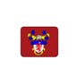 St George coat of arms mouse pad, red rectangle with rounded corners and central crest